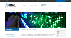 Desktop Screenshot of ir.nxstage.com